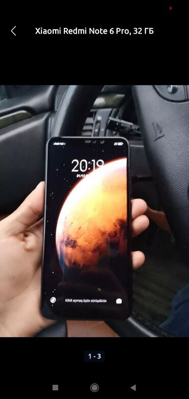 xiaomi redmi not 11 pro: Xiaomi Redmi Note 6 Pro, 32 GB, rəng - Qara, 
 Sensor, Barmaq izi