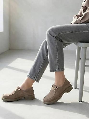сумки новые: Лоферы, 41, Benetton, Новый, цвет - Бежевый, Платная доставка — 1