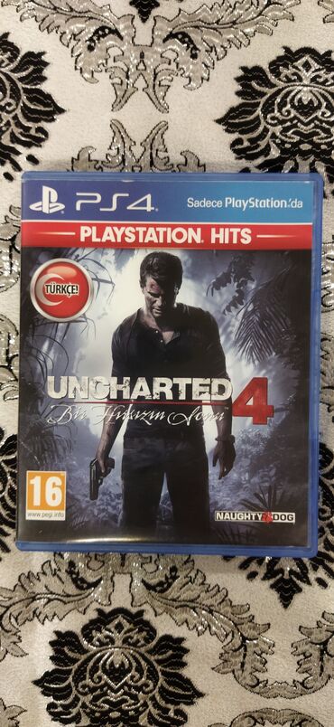 uncharted 4: Uncharted 4: A Thief's End, Macəra, İşlənmiş Disk, PS4 (Sony Playstation 4), Ünvandan götürmə, Pulsuz çatdırılma