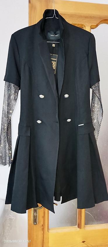 Qadın geyimləri: Qadın geyimi – GREEN WORLD brendli şıq blazer don - Rəng: qara - — 1