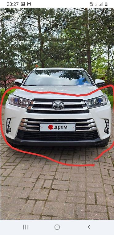 TOYOTA HIGHLANDER 2018год морда at lalafo.kg TOYOTA HIGHLANDER 2018год морда