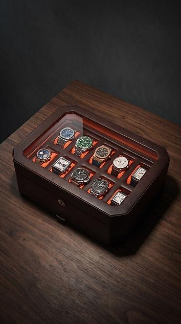 часы casio: Элитная шкатулка WOLF Heritage для 10 часов и аксессуаров (Оригинал — 1