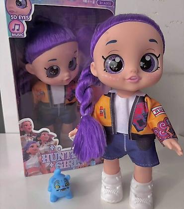 serbia second hand: Rumi lutka sa plavom macom – 28cm Huntrix i K Pop Deamon Hunters — 2