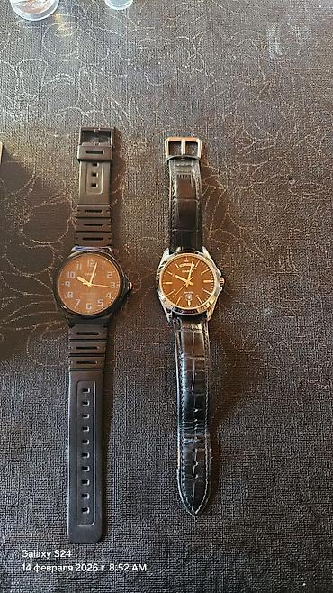 amerika saati: 2 ədəd original Amerikadan gəlmə casio kişi saatı. paslanmaz — 2