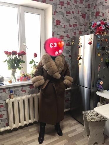 кашемир пальто женское: Пальто, Классика, Зима, Кашемир, Длинная модель, L (EU 40)