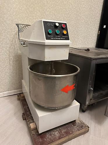 Restoran, kafe avadanlığı: Spiral Xəmir Yoğuran Maşın - Model: Spiral Dough Mixer - İdarəetmə — 1
