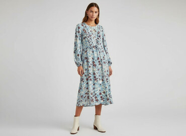 zwiewne spódnice midi: Zara, Сукня жіноча, розмір S