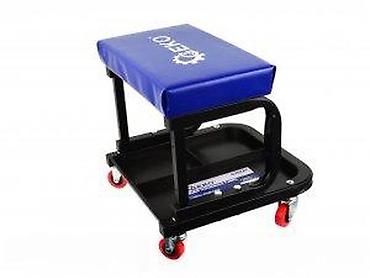 Kancelarijske stolice: GEKO radionicka stolica sa točkićima i odlaganjem alata - Niska — 8