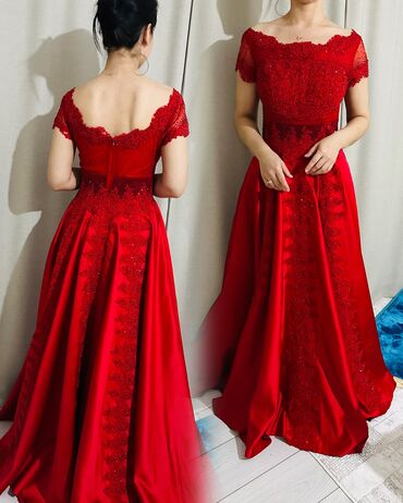 вечерние платья из гипюра в пол: Вечернее платье, Длинная модель, M (EU 38)