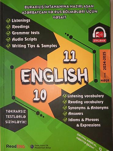 gəncə saat: Məhsul: “ENGLISH 10–11” hazırlıq vəsaiti (2024–2025, 1-ci nəşr) — 1