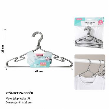 KMT Gvozdena žica vešalica za odrasle, set 8 kom (SKU: 5403472, EAN: )