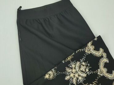 spódnice biało czarne w paski: Women`s skirt, M (EU 38)