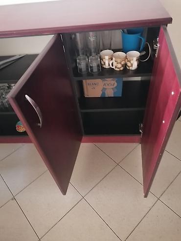 jysk ormari za kupatilo: Drveni komoda/ormarić za trpezariju ili dnevnu sobu - Materijal — 3