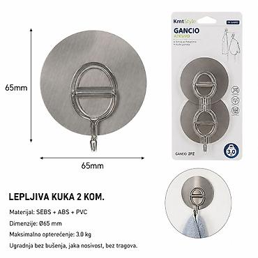 KMT Matirana bez tragova kuka / metalna kuka – set 2 kom - Brend: Kmt