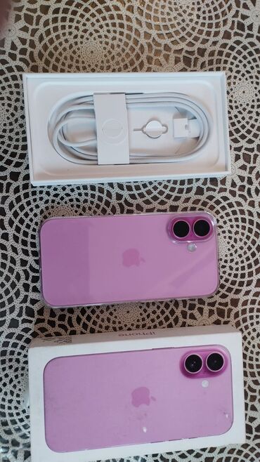 купить iphone 8 plus 128gb: IPhone 16, 256 GB, Çəhrayı, Barmaq izi, Simsiz şarj, Face ID