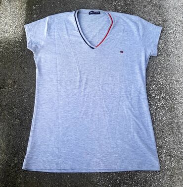 top od perja: Tommy Hilfiger, L (EU 40), Cotton, color - Grey