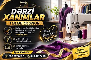 Komandamıza səliqəli və sürətli tikməyi bacaranişində məsuliyyətli