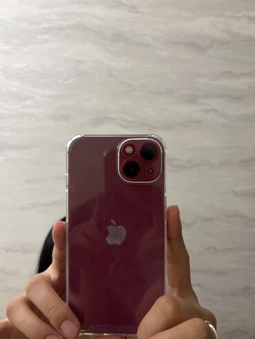 телефон iphone 13 pro: IPhone 13, Б/у, Коралловый, Защитное стекло, Кабель, Чехол, 85 %