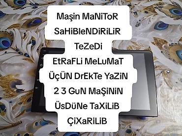 macbook sahibinden: Maşın monitoru / Android başlıq (multimedia) Xüsusiyyətlər: - Sensor — 2