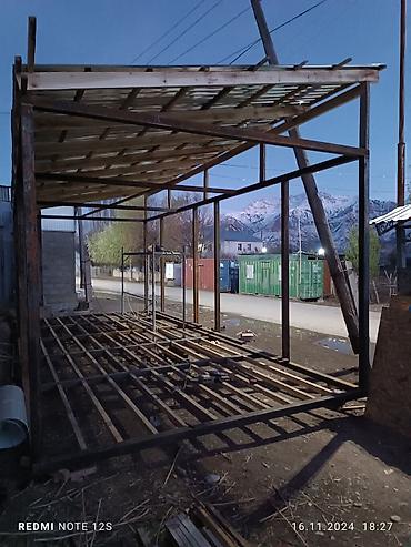 Продажа торговых контейнеров: Срочно торговый павильон сатылат Ошто баасы 350 000 8м3.5м 28 кв — 7