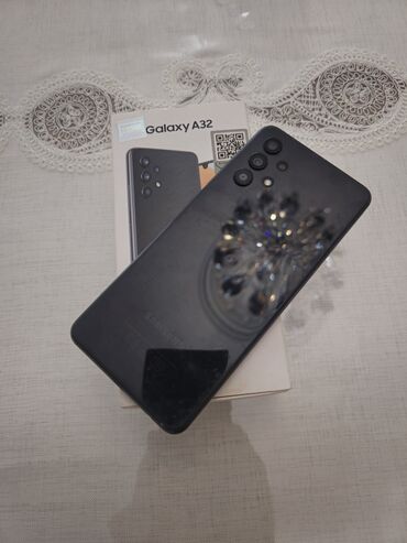 samsung a21 qiymeti irsad telecom: Samsung Galaxy A32, 64 GB, rəng - Qara, Düyməli, Sensor, Barmaq izi