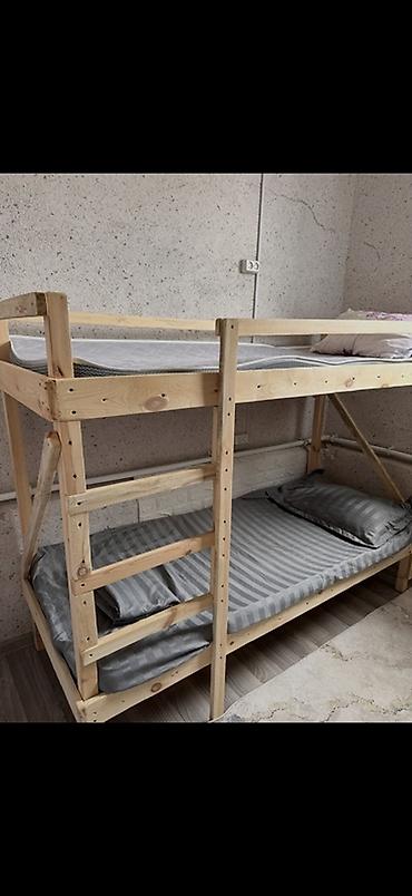 Срочно 2 Двухъярусная кровать сатылат,бираз эле колдонулган,баасы 4500 at lalafo.kg Срочно 2 Двухъярусная кровать сатылат,бираз эле колдонулган,баасы 4500