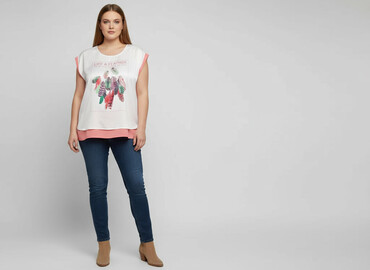 t shirty damskie plus size: Esmara, Bluzka damska, rozmiar 3XL