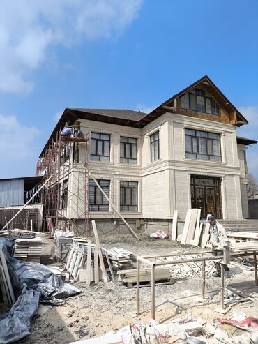 Фасадные работы: Ремонт фасада, Утепление фасада, Фасадный декор | Балясины | Сары-Таш, Гранит | Базальт Больше 6 лет опыта — 11