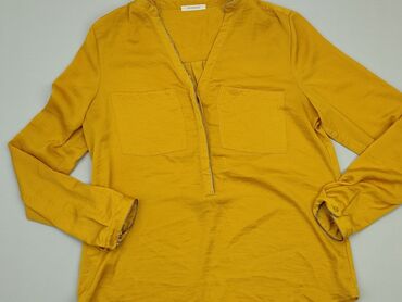 żółte bluzki z długim rękawem: Blouse, Promod, M (EU 38), condition - Good