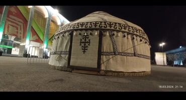 Аренда юрт: Аренда юрты, Каркас Деревянный, 65 баш, С полом — 9