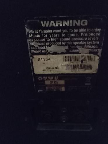 delonghi radia s: Yamaha S115V passiv akustik sistem - Model: Yamaha Club Series V – — 2