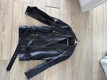 куртка оверсайз: Кожаная куртка, Косуха, Экокожа, Оверсайз, 3XL — 1