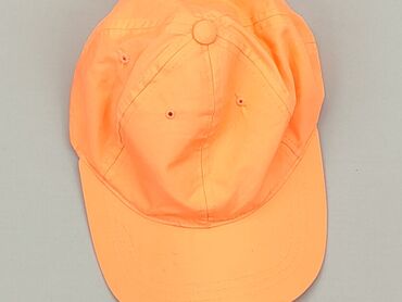 czapka z daszkiem pomarańczowa: Czapka z daszkiem Tkaniny syntetyczne, stan - Dobry