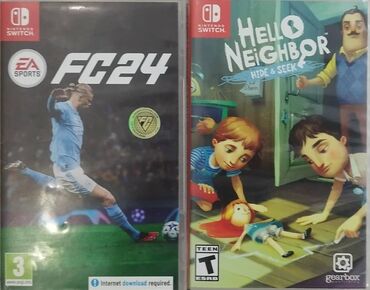 стандофф 2: Продаю картриджи для Nintendo Switch, FC 24 -2900, Hello Neighbor -