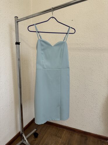 летнее платье из коттона: Повседневное платье, Лето, Короткая модель, Прямое, S (EU 36)