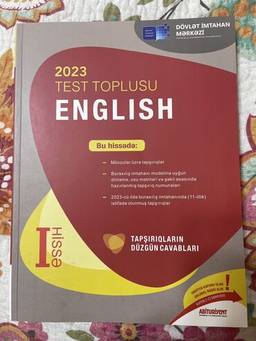 i̇ngilis dili test toplusu 2 ci hisse pdf: İngilis dili Testlər 11-ci sinif, DİM, 1-ci hissə, 2023 il