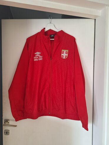 flo clo jakna: Windbreaker, XL (EU 54), Umbro, color - Red