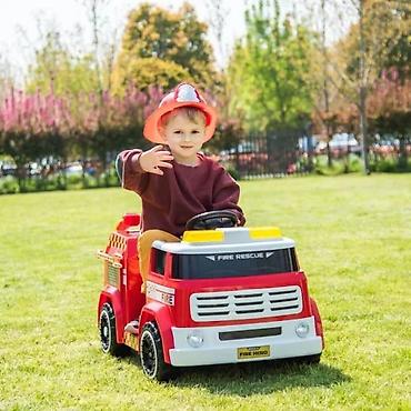 traktor igracka za decu: Dečiji električni vatrogasni kamion – vozilo na akumulator - — 2