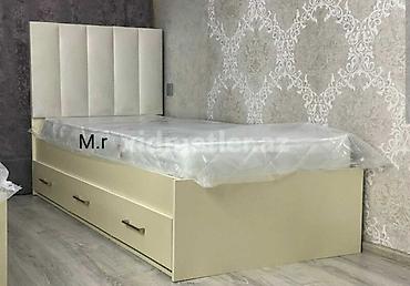 mdf panel: Yeni, Təknəfərlik çarpayı, Bazalı, Matras ilə, Siyirməsiz — 5