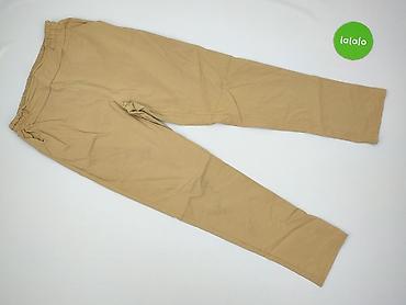 szeroki pas: Spodnie materiałowe damskie, rozmiar M — 2