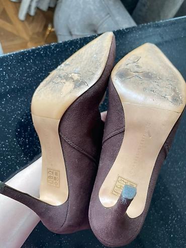 botinkalar cəkmələr: Charles&Keith, Ölçü: 37, rəng - Qəhvəyi, İşlənmiş — 6