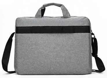 Futrole i torbe za laptopove: Torba za laptop – siva, poslovno-putna - Moderan dizajn od — 4