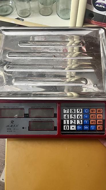 cəki daşı: Elektron ticarət tərəzisi – AMIN (40 kq) - Maksimal çəki: 40 kq - — 3