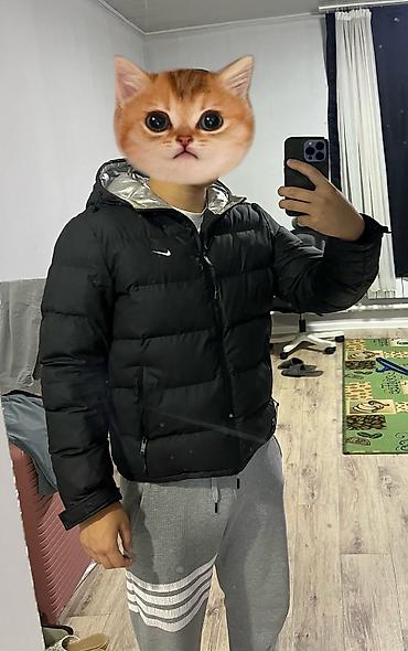 рабочий одежда: Мужская куртка, L, Nike, Б/у, цвет - Черный, Платная доставка, Самовывоз — 5