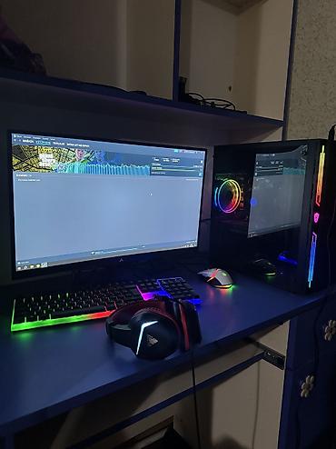 asus x509fb ej138: RGB oyun kompüteri Sistem bloku: şüşə yan panel, çoxrəngli RGB — 1