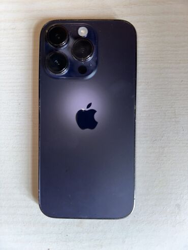 islenmis masin maqintafonlari: IPhone 14 Pro, 128 ГБ, Deep Purple, Беспроводная зарядка, Face ID