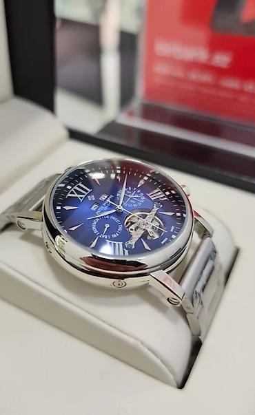 saat romanson: Yeni, Qol saatı, Patek Phillipe, rəng - Göy — 4