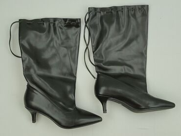 elegancka sukienka i kozaki: Kozaki damskie, rozmiar 36