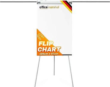 Ostali kancelarijski nameštaj: Flipchart Coyote – tronožac, sklopiv - Magnetna bela tabla sa — 2