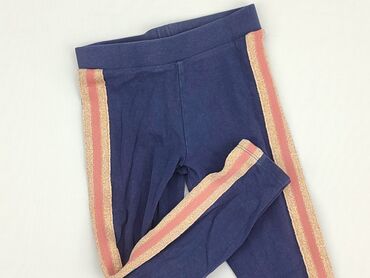 spodnie legginsy jeans: Legginsy dziecięce, 5-6 lat, 110/116, stan - Dobry